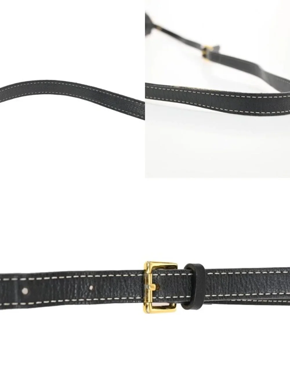 YVES SAINT LAURENT Cassandra Shoulder Crossbody Bag Leather Black GHW 30TA582 - Picture 7 of 16
